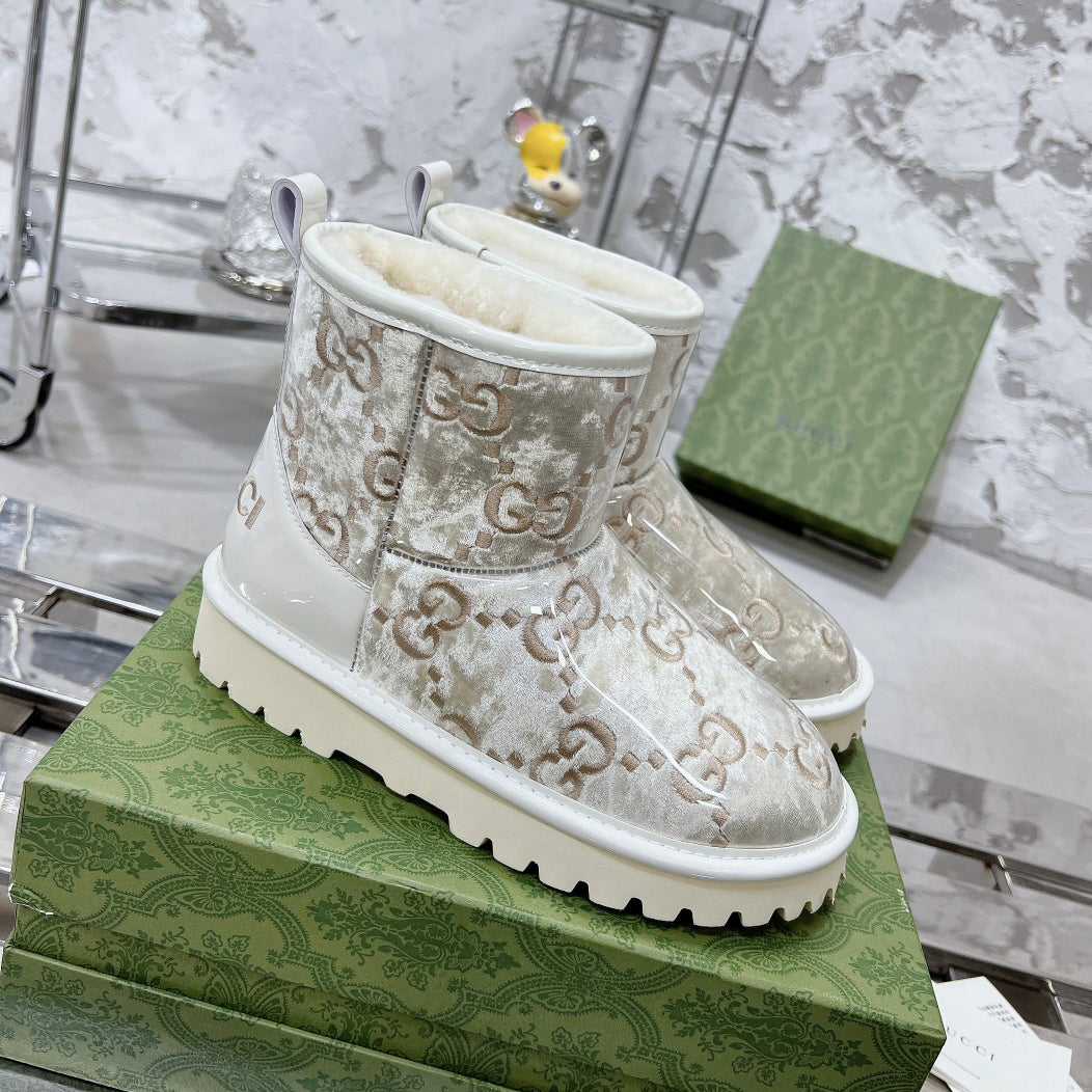 G fashion winter women's PVC electroplated snow boots XC0723110304