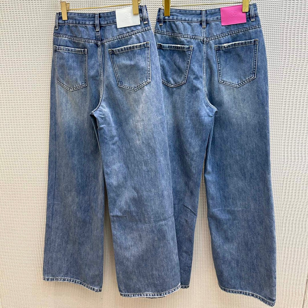 New fashion printed straight jeans 1024022308