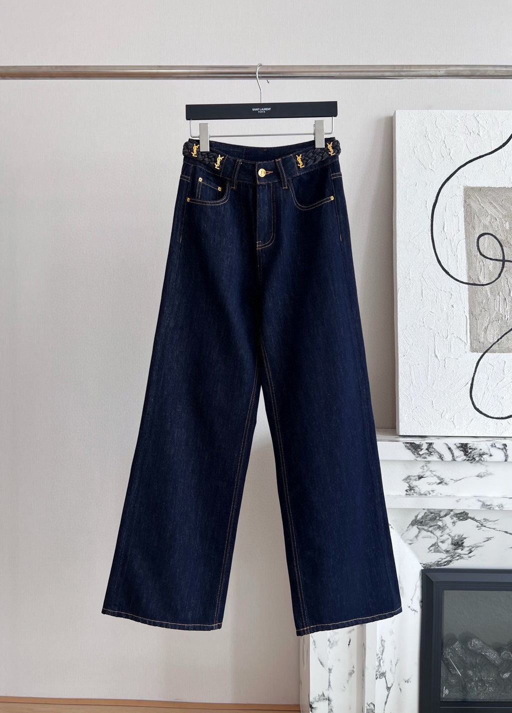 YS Fashion Denim Loose Pants0724101107