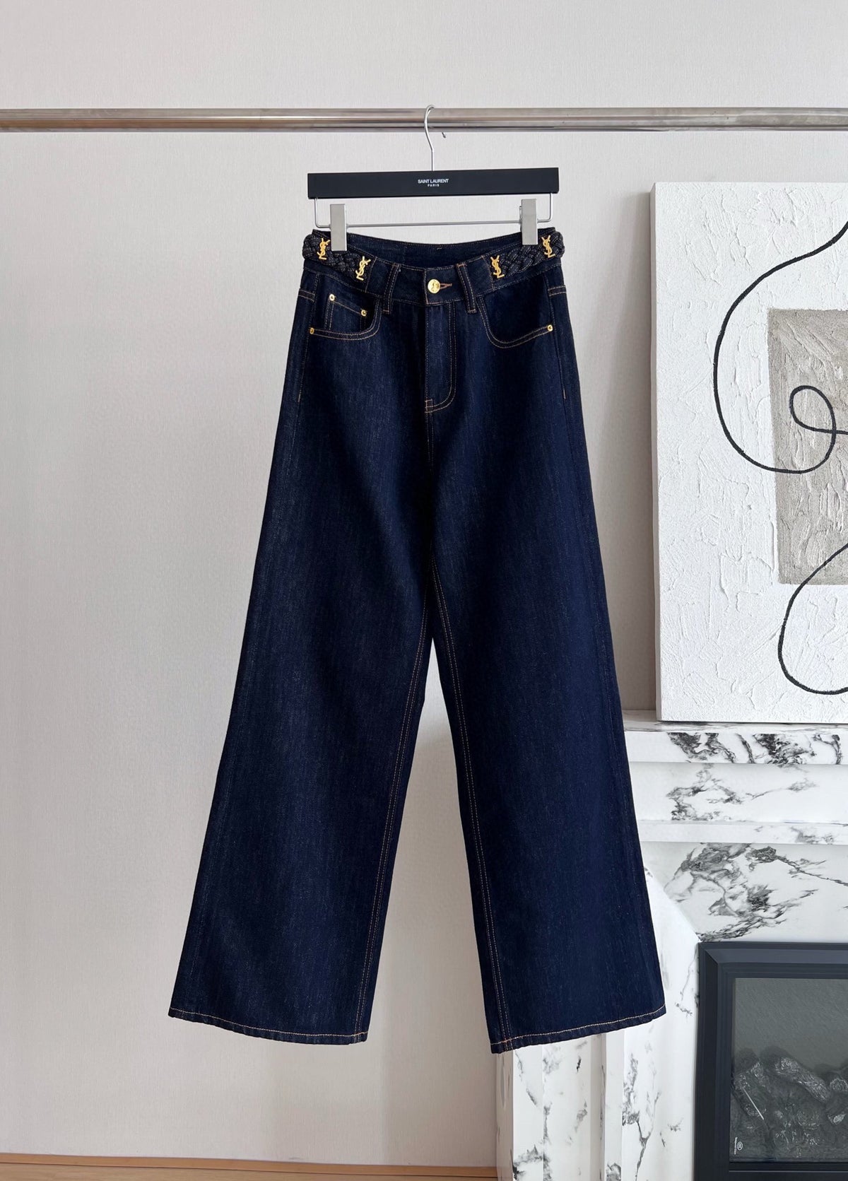 YS Fashion Denim Loose Pants0724101107
