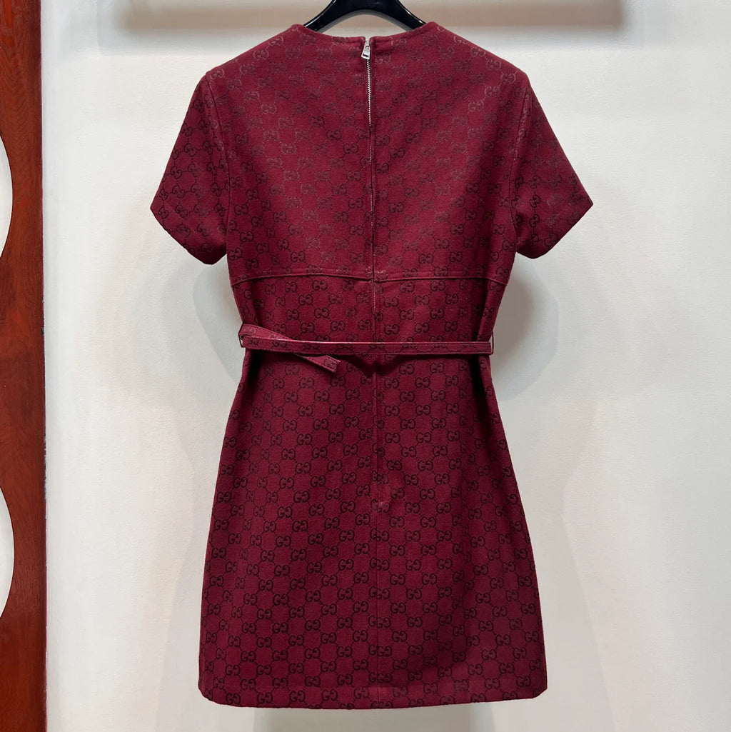 G Classic Floral Print Short-Sleeve Dress 102509208