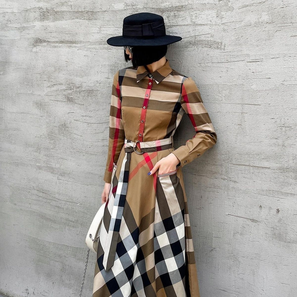 New shirt mid length dress 1024022610