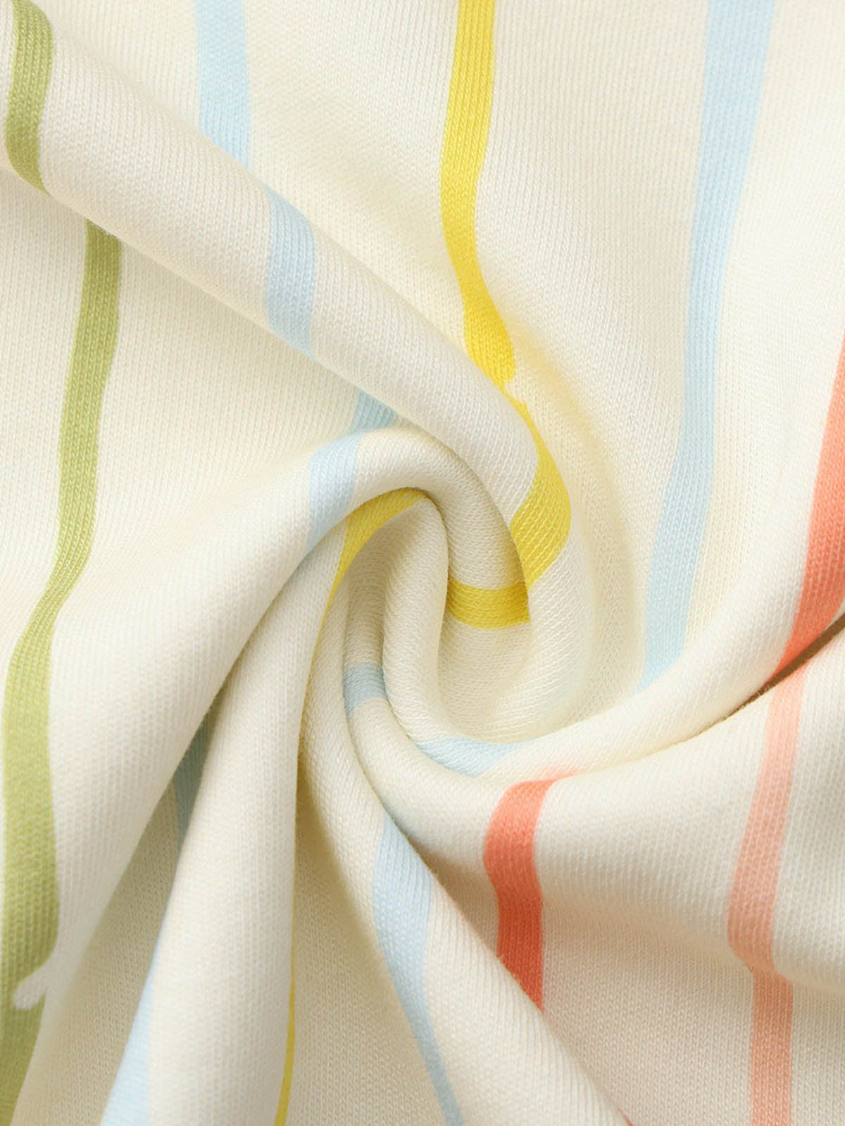 Cozy Nest Fluffy Colorful Striped Pajamas Dress