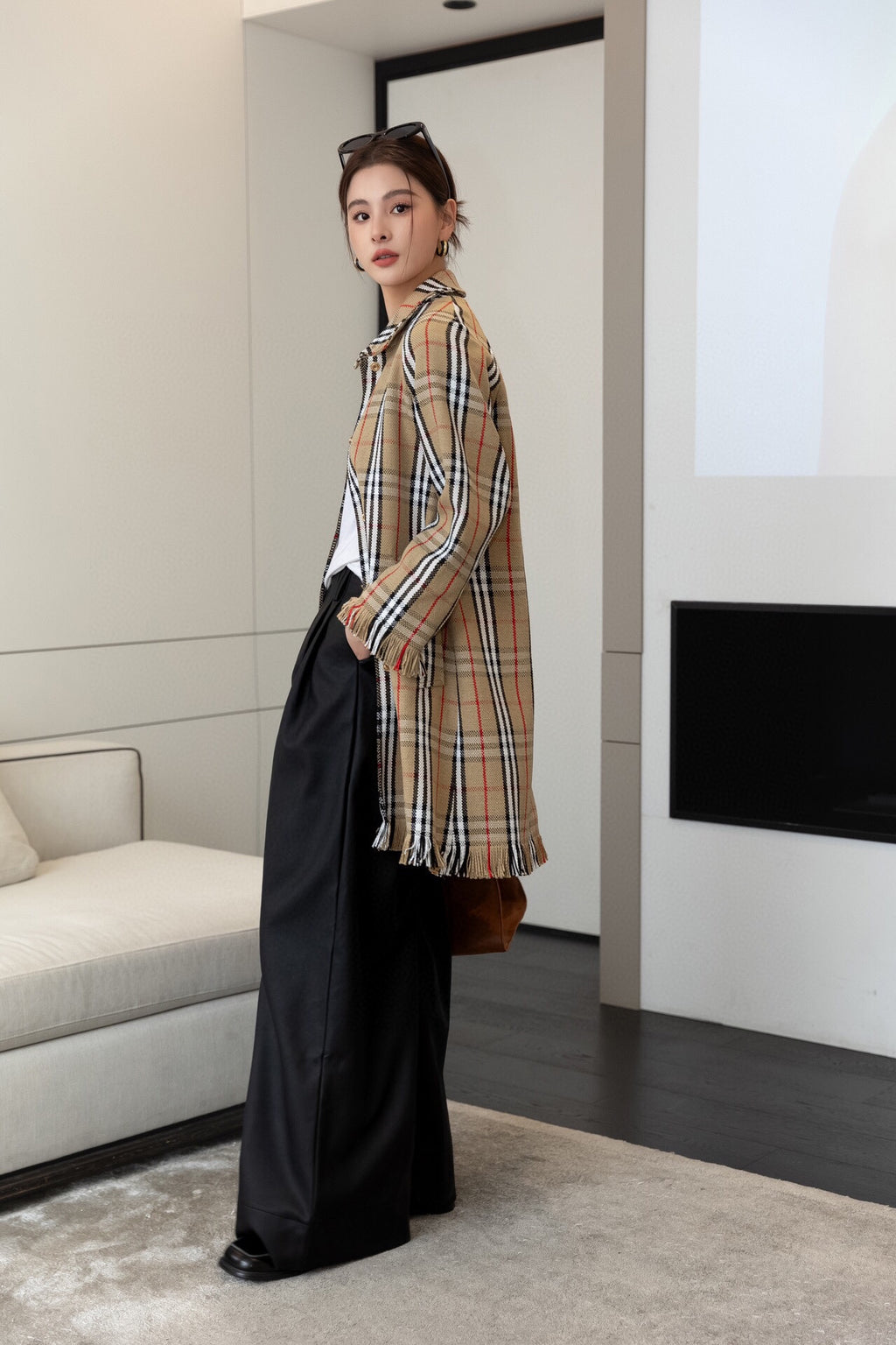 BBR Tweed Trench Coat 0725072101