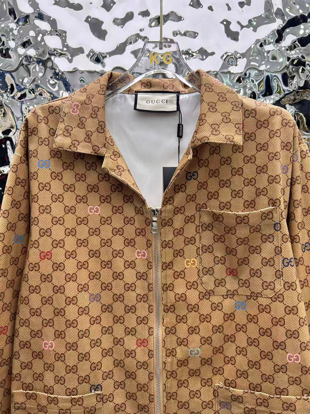 Fashion Women's printed shirt jacket 0725103003
