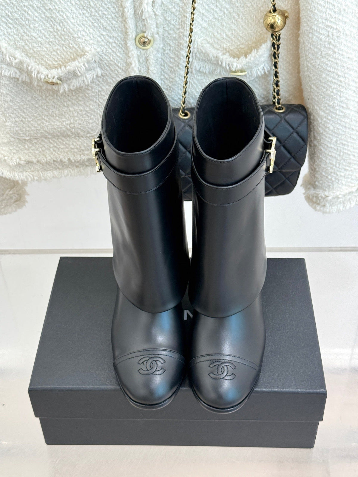 New Fashion Hanfmade Leather women's 5cm high-heeled bootsXC052026092801