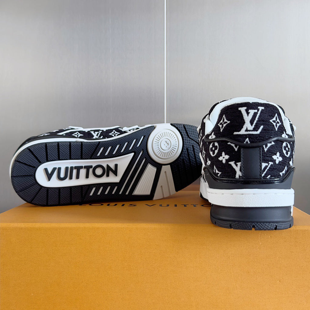 L couple limited series casual denim print sneakers 0725012402
