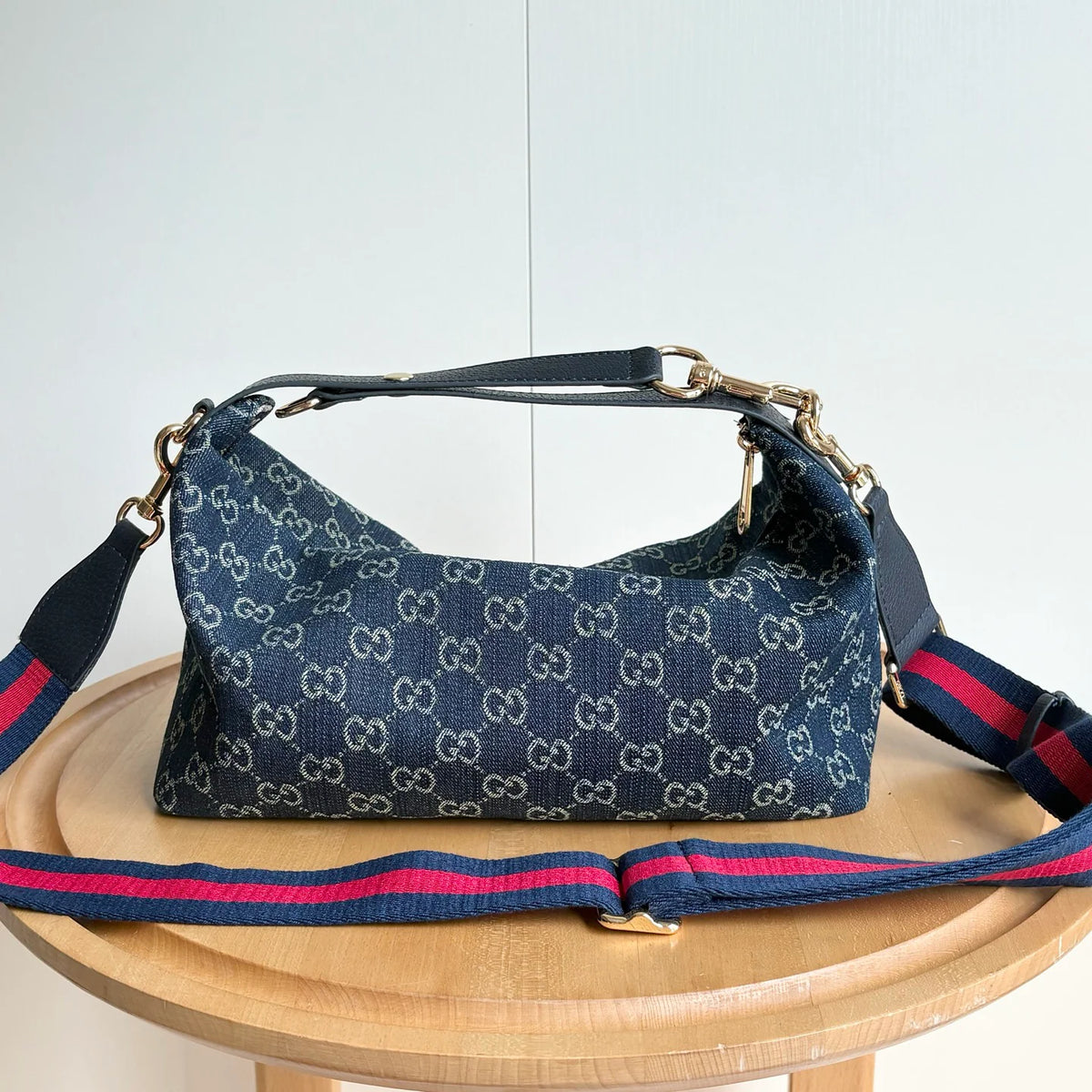 Classic Vintage Floral Denim Bag 1025101506