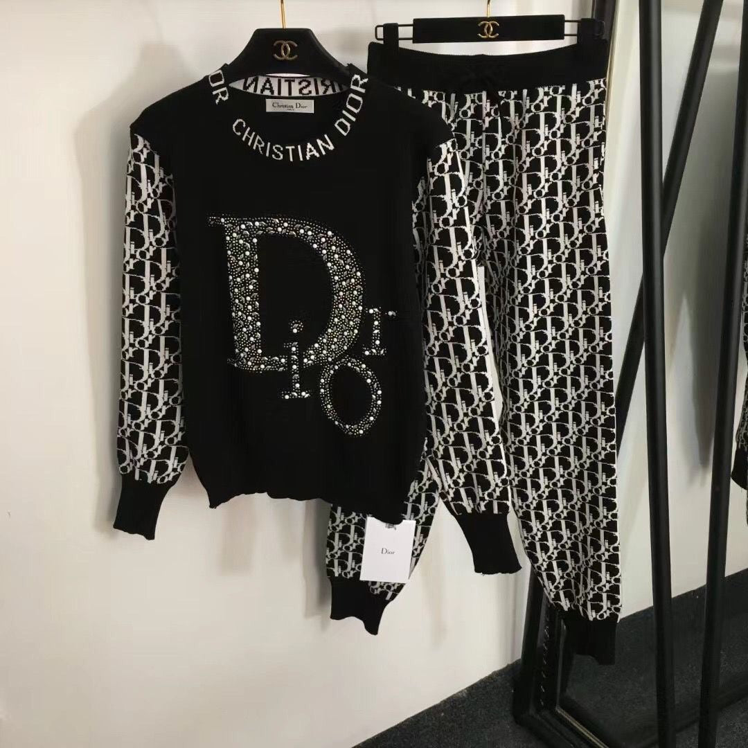 New Fashion Knitting Casual Two Piece Set PD1023102604
