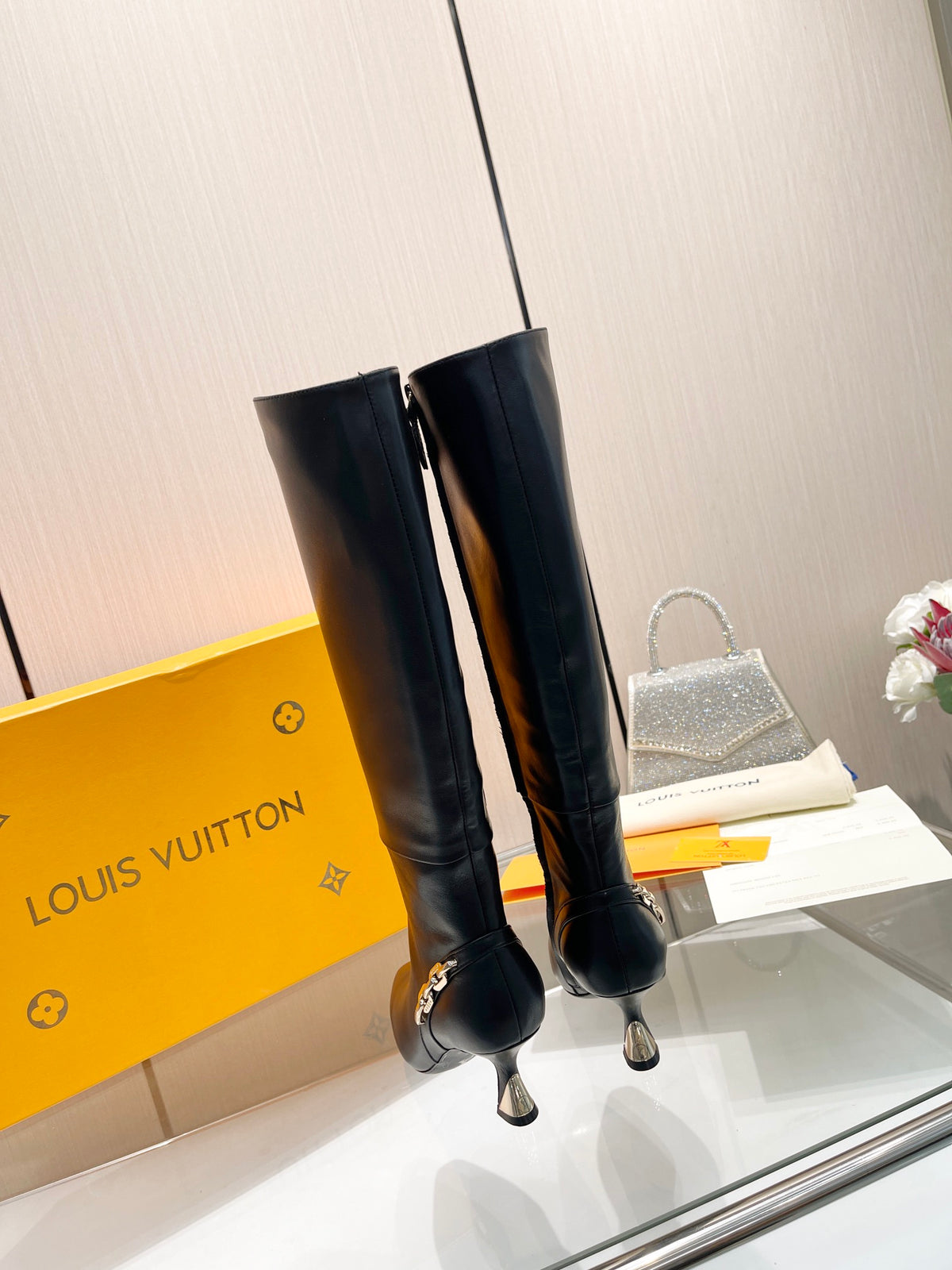 L new fashion 6.5cm leather boots 0724102307