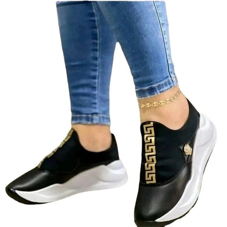 New Round Head Sneaker Women's Casual Shoes 1024061708