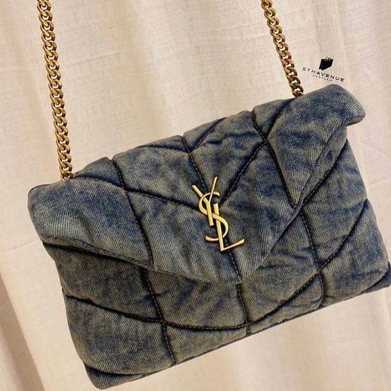 Women's denim chain bag  9000918004