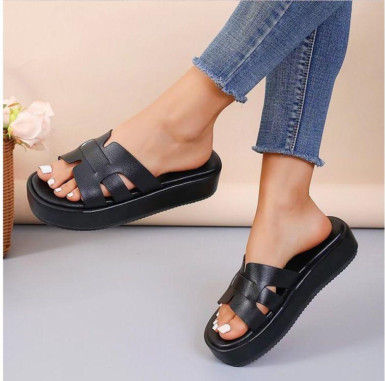 New Large Size Fashionable All-match Fish Mouth Beach Sandals And Slippers 1024041104