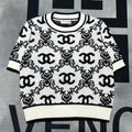 Fashionable And Casual Knit Shirt With Short Sleeves 1024022616