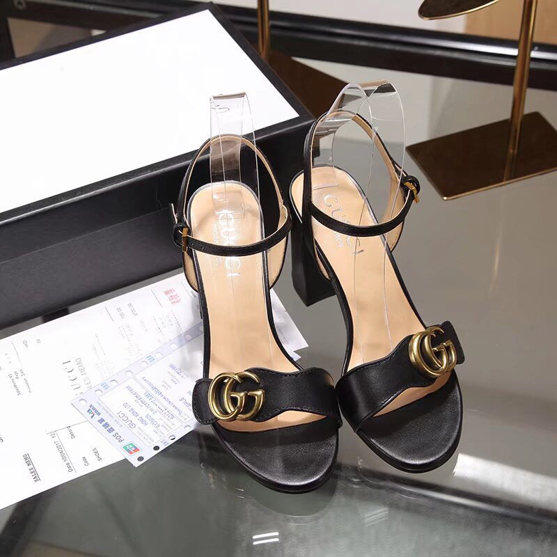 simple all-match high-heeled sandals 03061
