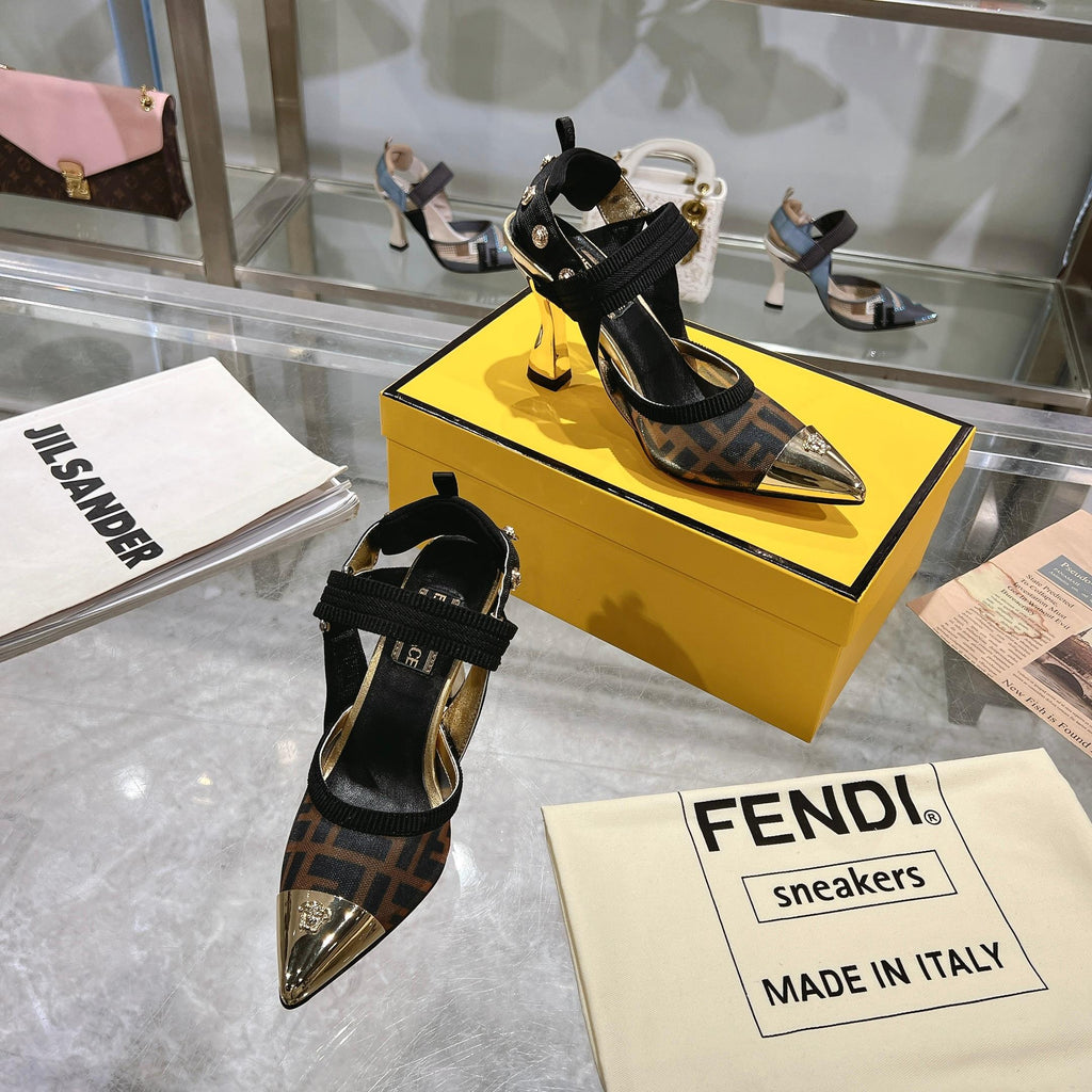 fashion printed pointed high heels 0725031801