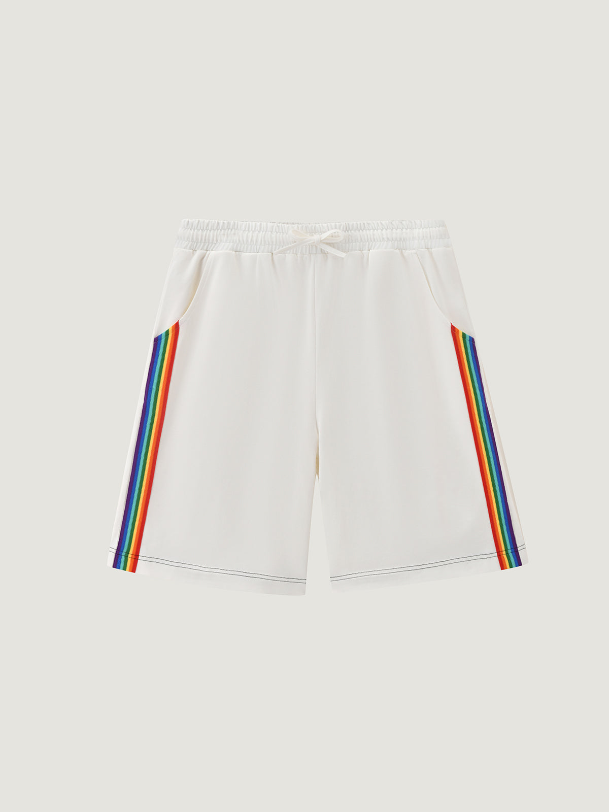 Pride Rainbow Crochet Tank Top & Shorts Set – LGBTQ+ Sleeveless Crop Top For Pride
