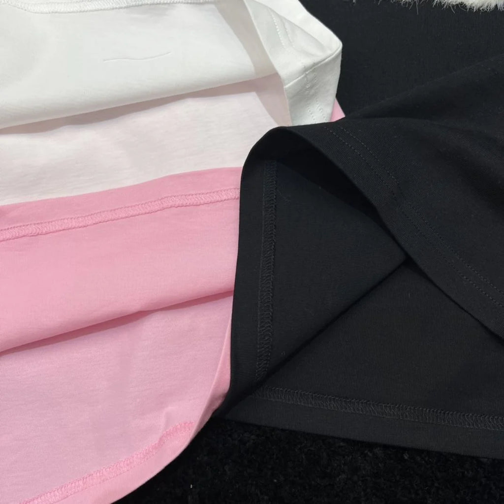 New Top Short-sleeved Slim-fit High Stretch Short-sleeved 1024031811