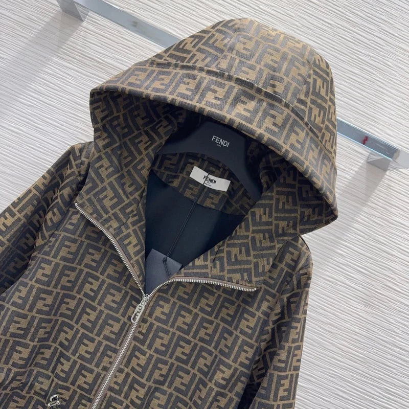 New Fashion Women's FF Windbreaker Jacket DM1326092022