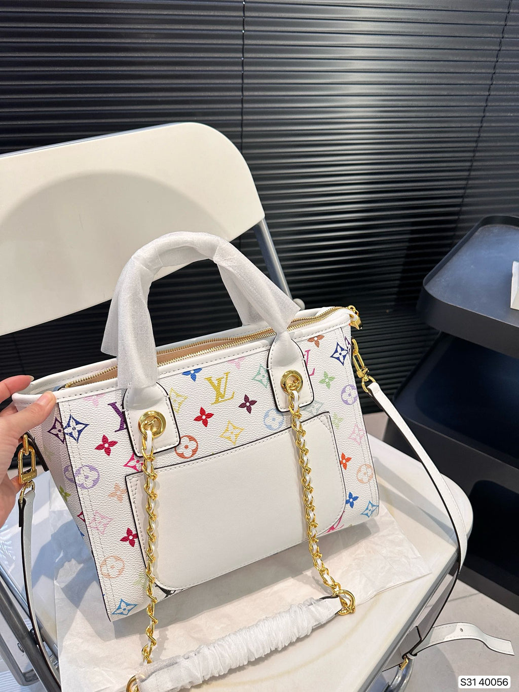 V new fashion printed single crossbody handbag 0724082909