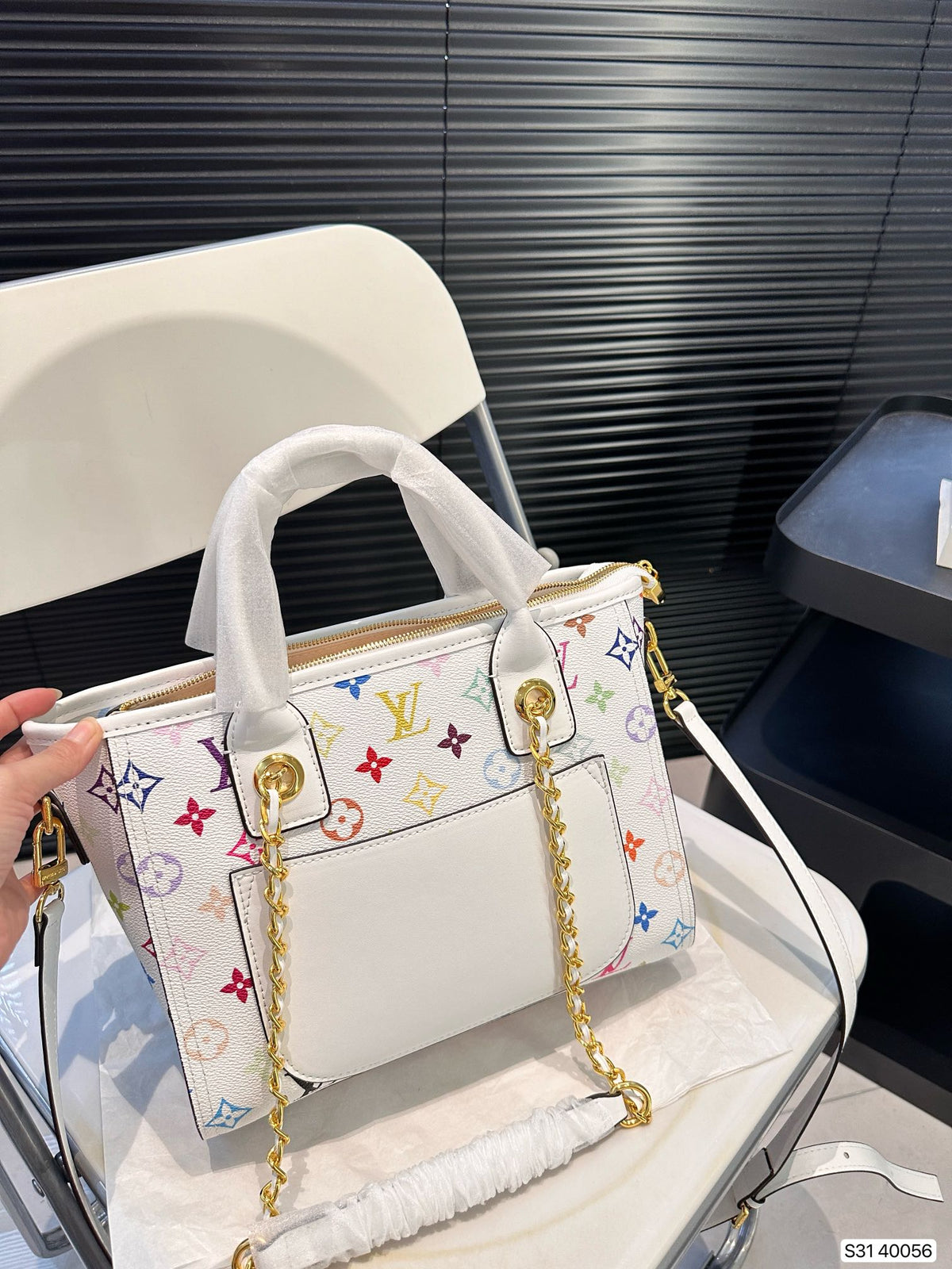 V new fashion printed single crossbody handbag 0724082909