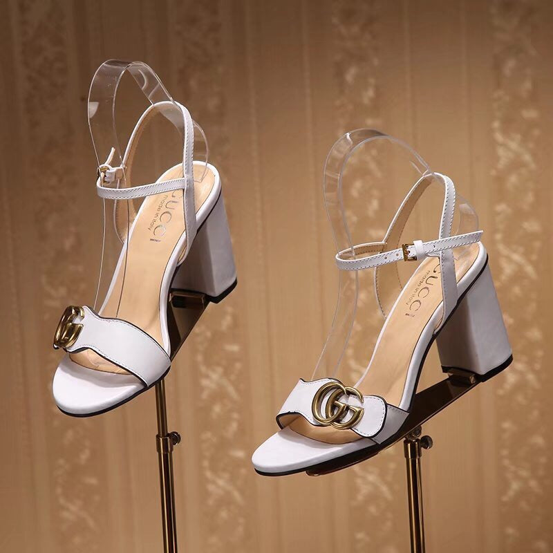 simple all-match high-heeled sandals 03061