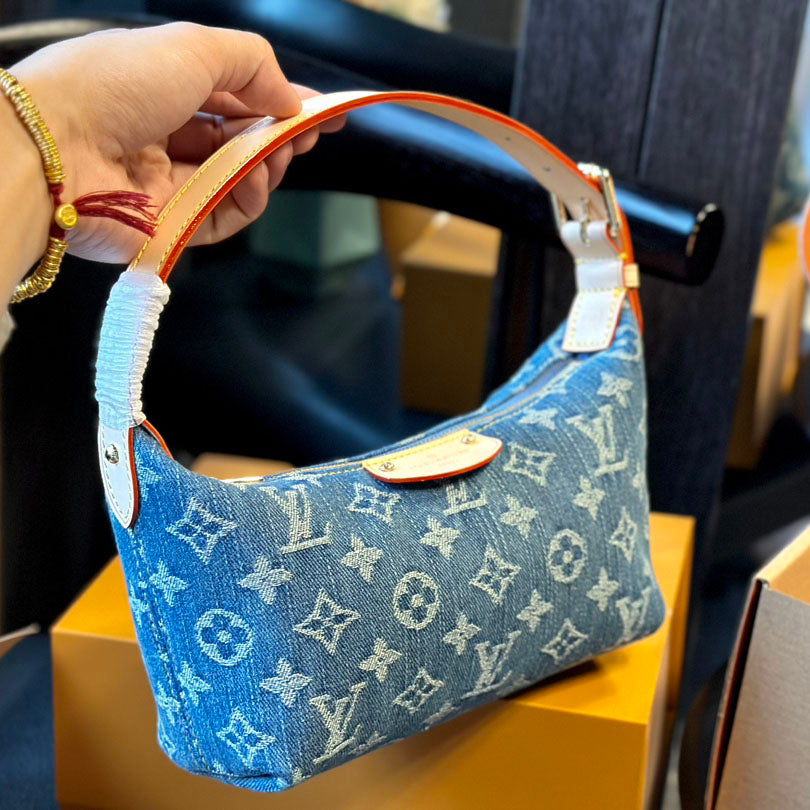 Fashion denim style shoulder bag fb0424090602