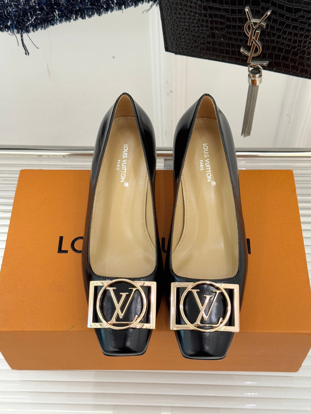 L square buckle square head high heels shoes 0725102003