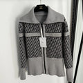 New Reversible Lapel Zipper Jacket 1025092322
