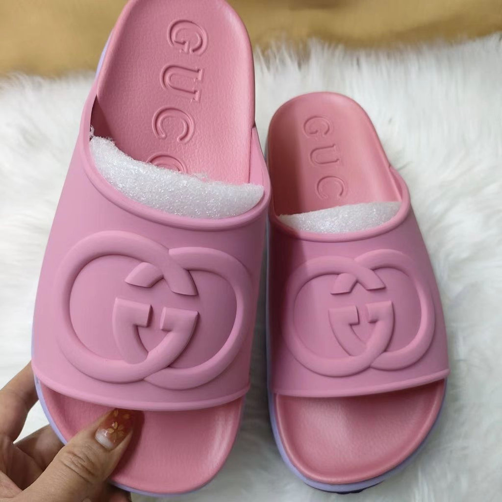 New letter outerwear thick sole sandal PD051903