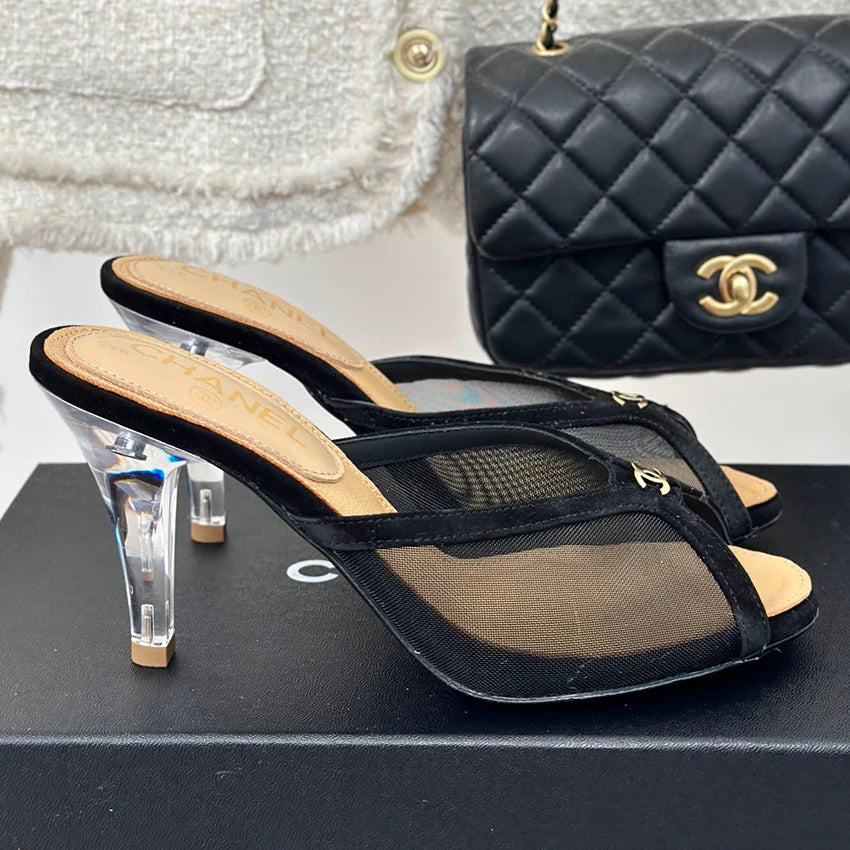 New mesh high heel sandals 1024052905