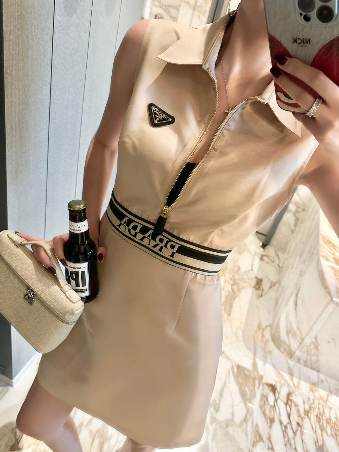 P new three-dimensional waist dress 0725040903