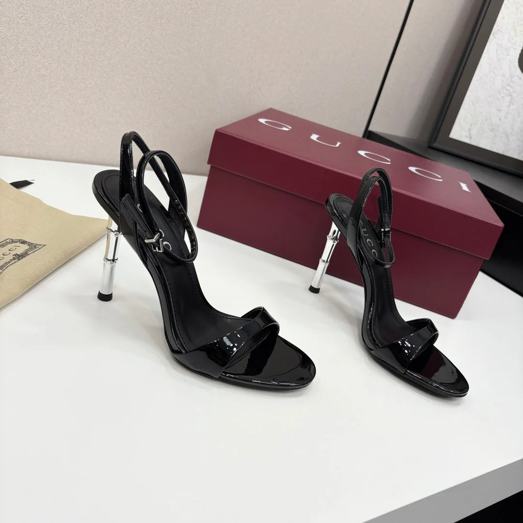 G family 25 years bamboo heel 9.5cm sandals 1025051917