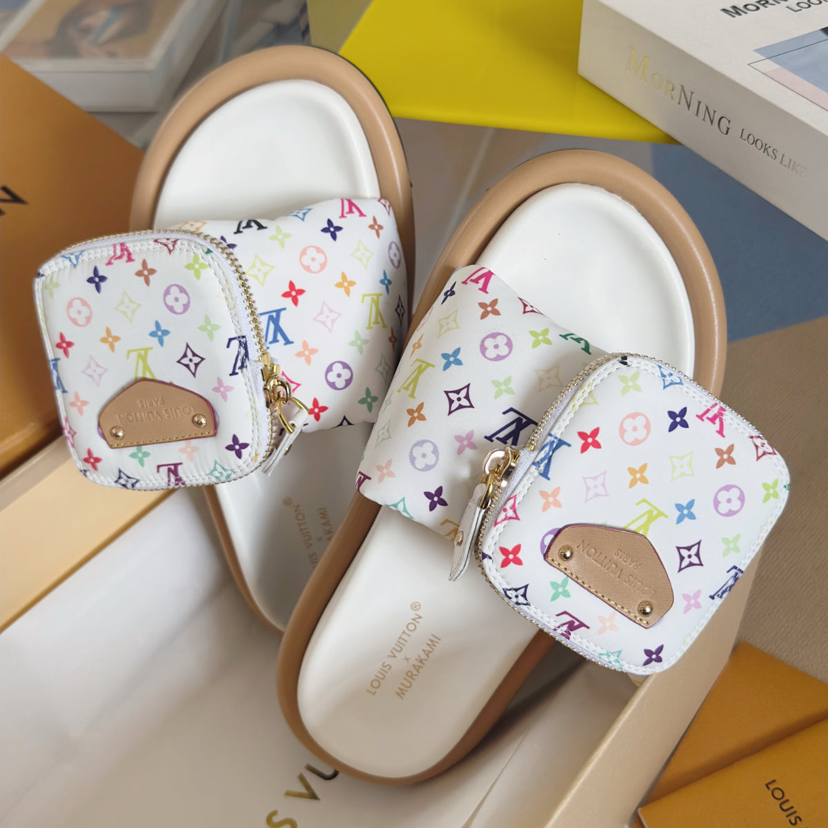 L Velcro Wallet Flat Sandals 0725021904