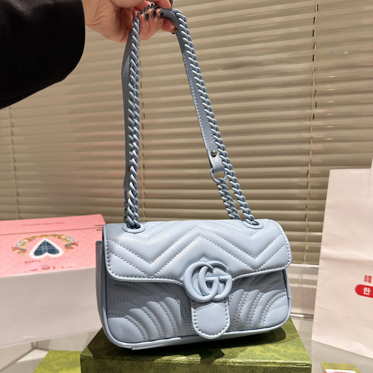 leather shoulder bag 03203