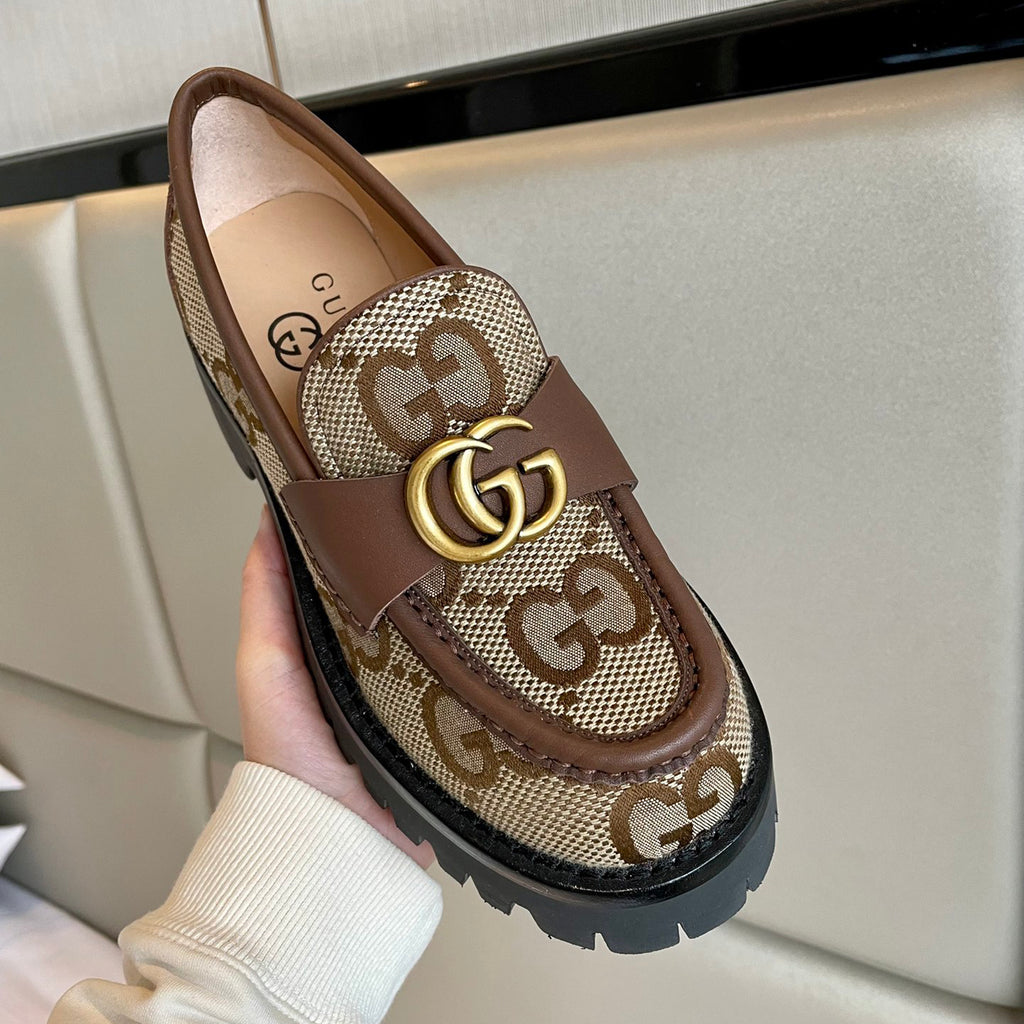 thick-soled loafers 03011