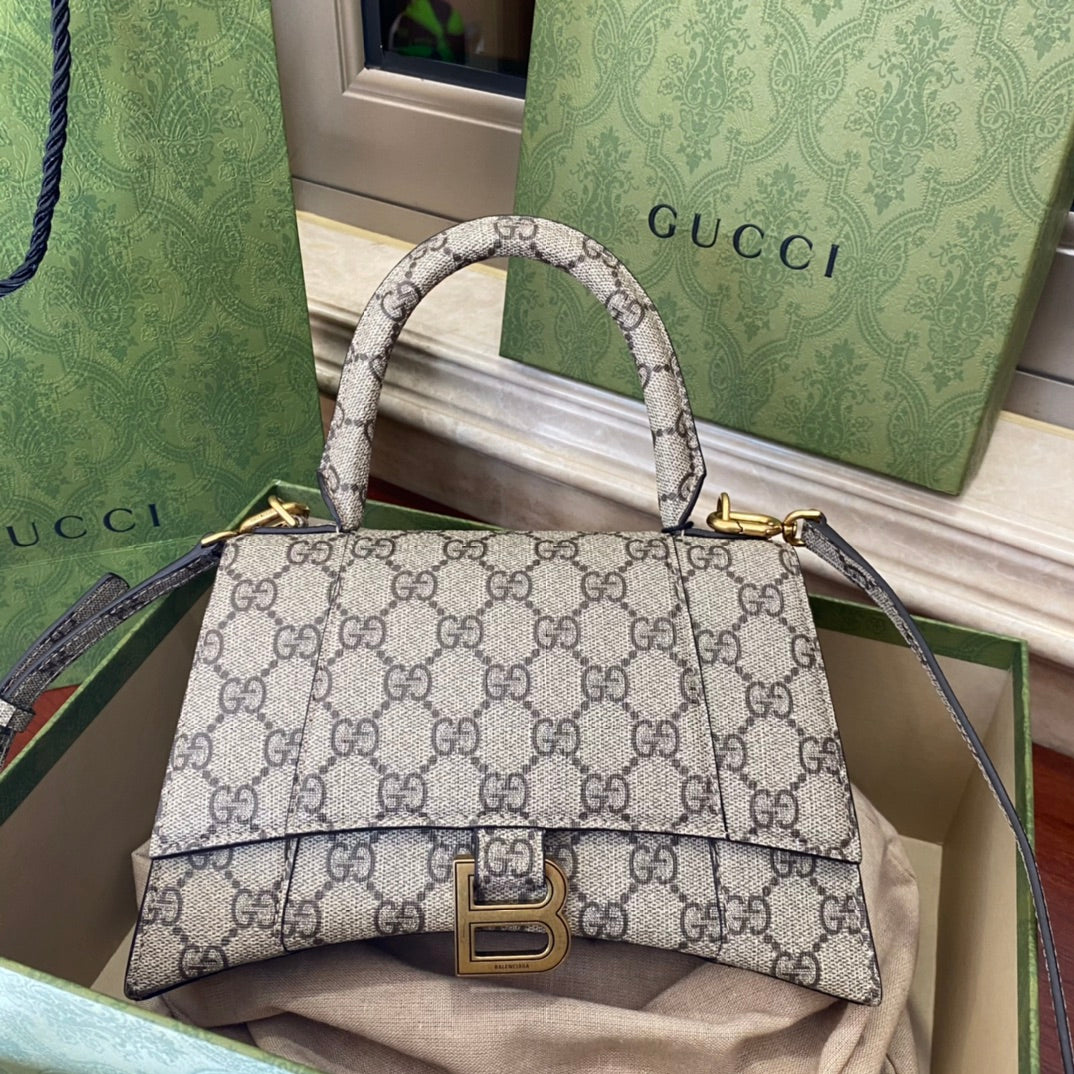 2023 G x B [Hourglass Joint Model] Hourglass bag limited edition with fusion of classic elements bag PD04071402