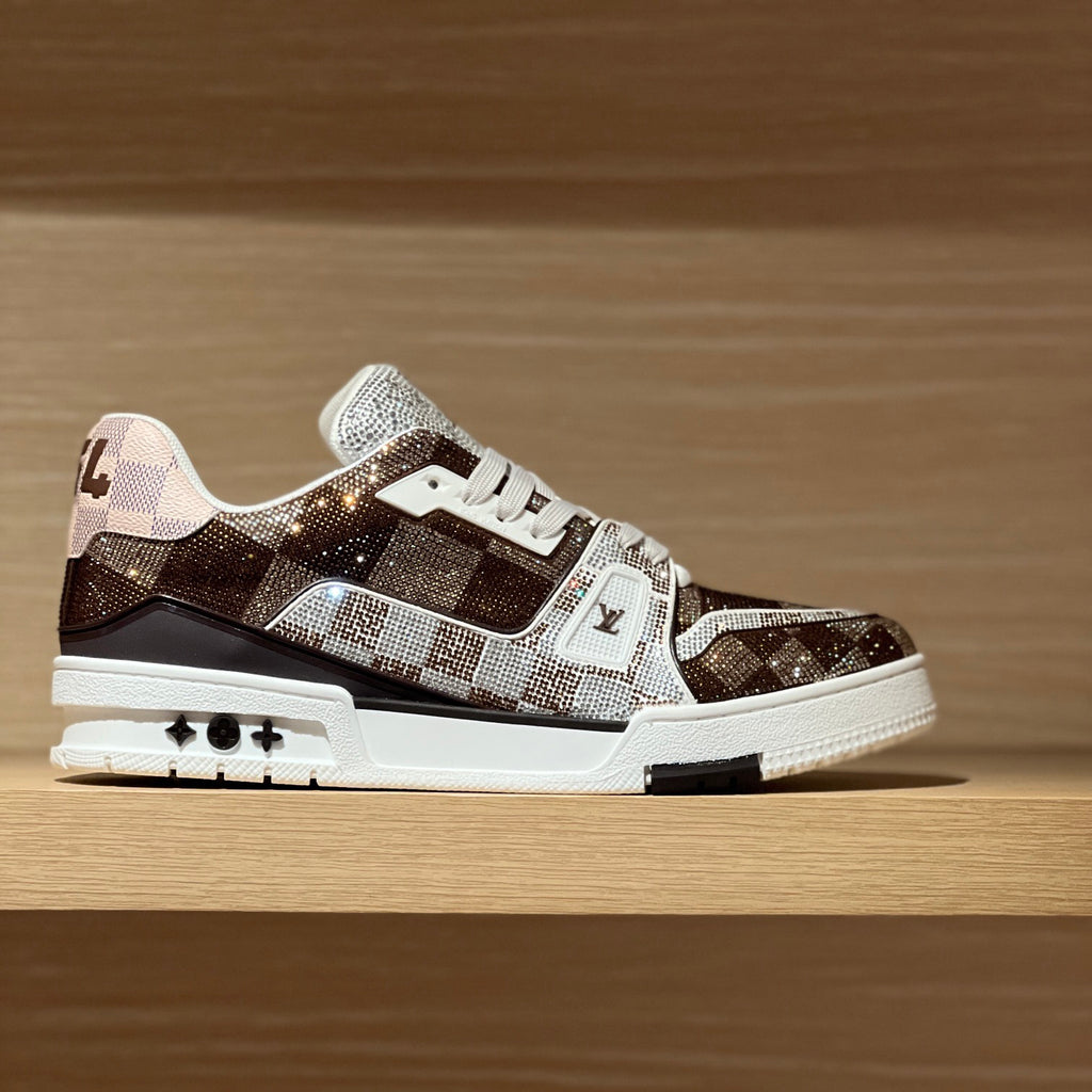 V-full diamond couple sneakers XC0723072508