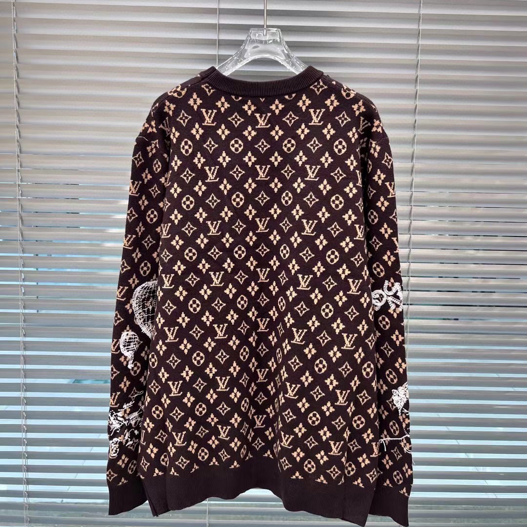 V print fashion sweater XC0723092603
