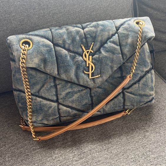 Women's denim chain bag  9000918004