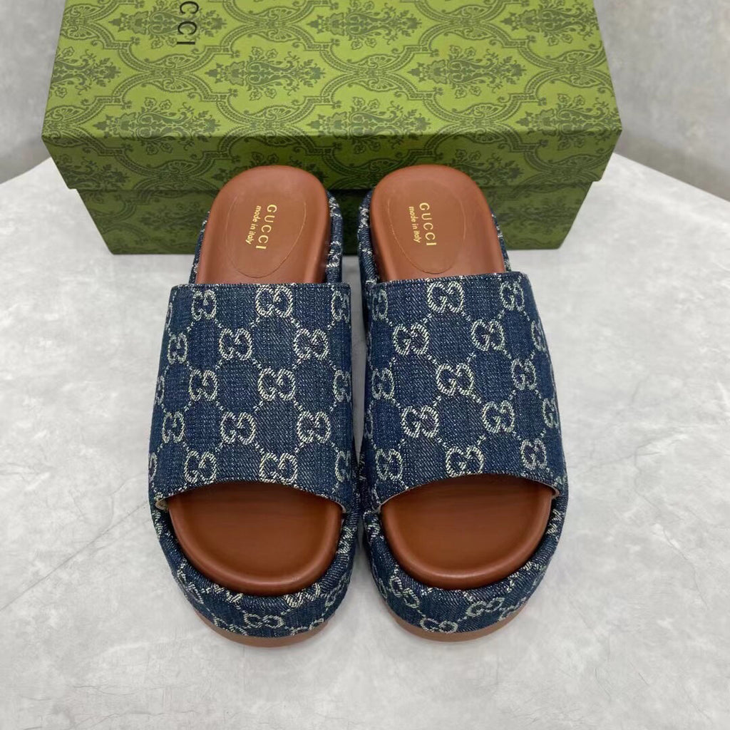 platform wedge printed slides XC07050501