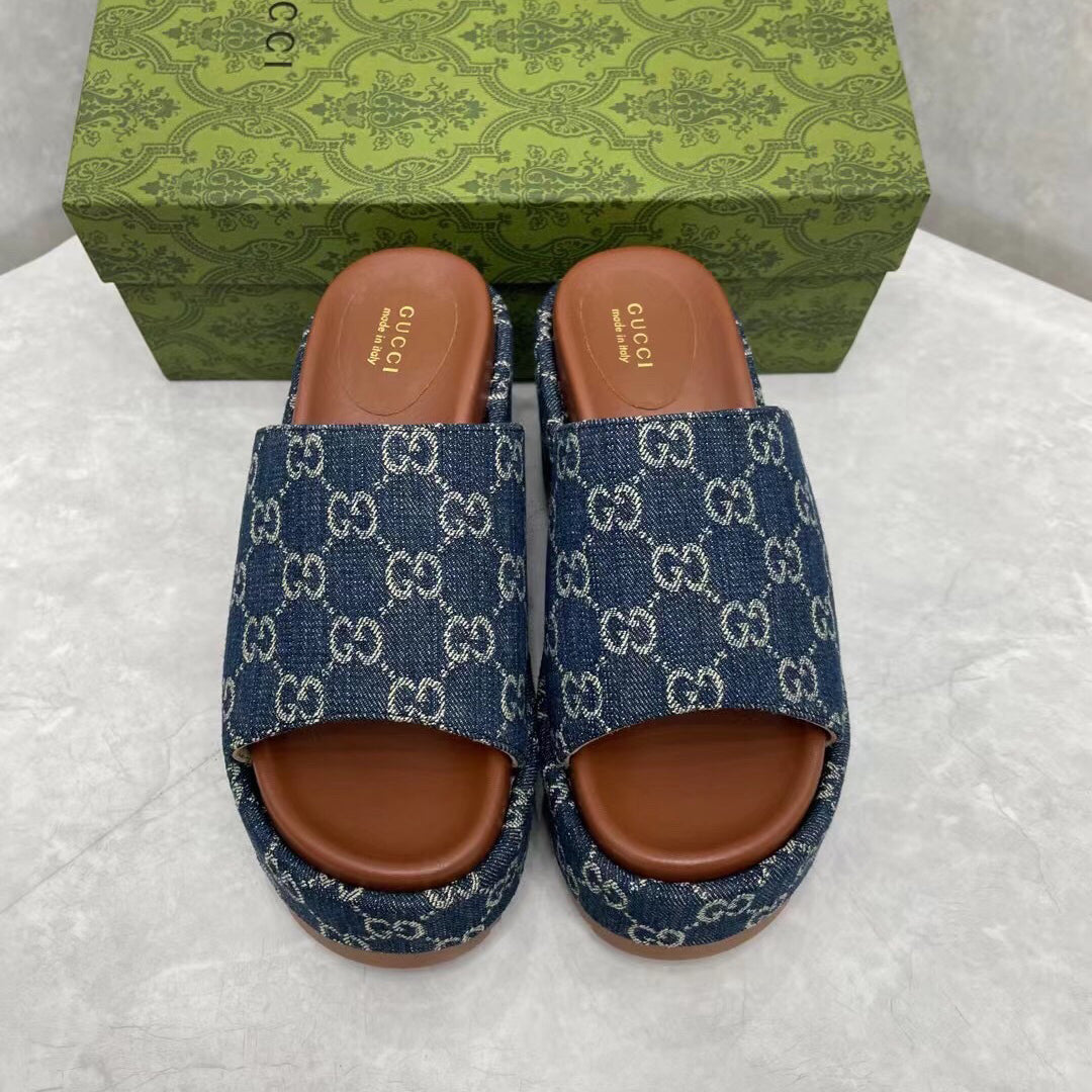 platform wedge printed slides XC07050501