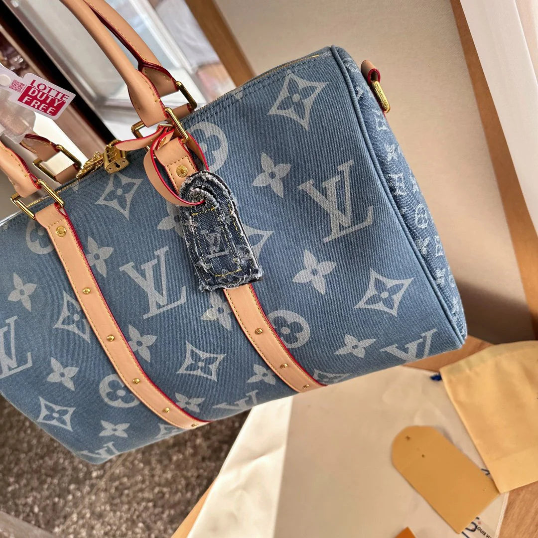 New Blue Handmade 40cm Fashion Travel BagsXC05202413001