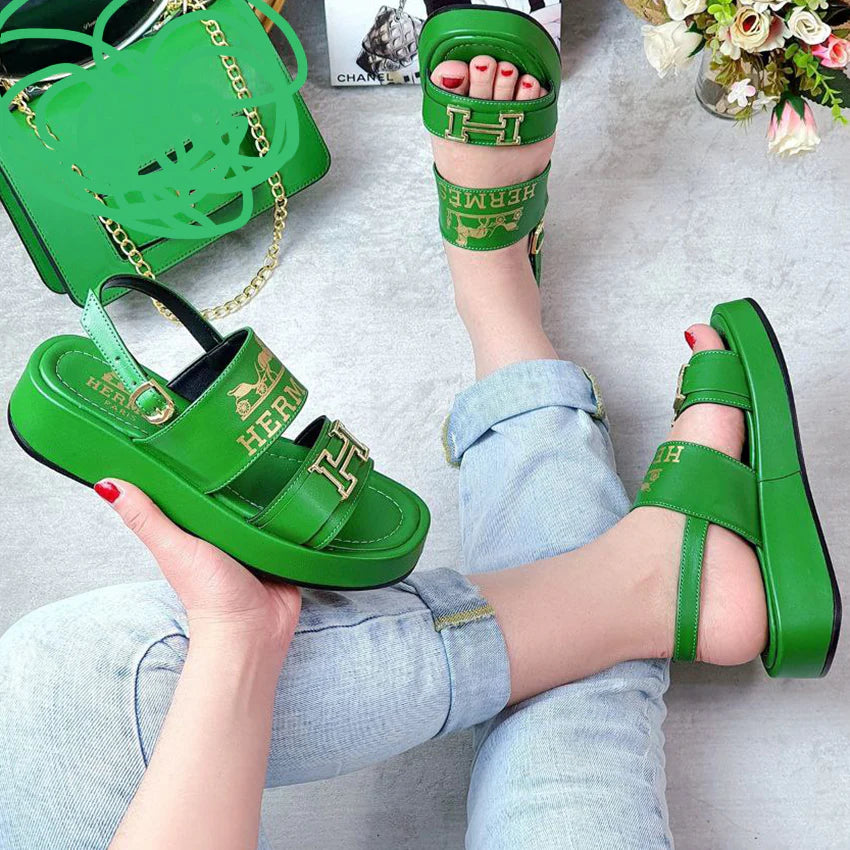 New Fashion Classic Versatile Thick Sole Sandals 1024062021