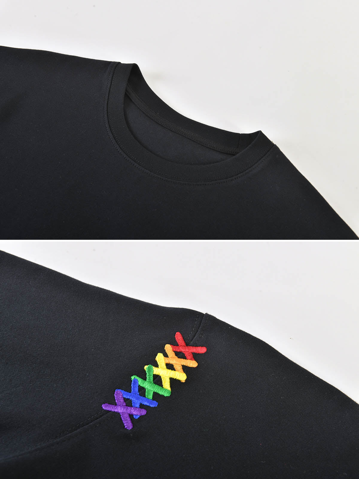 Family Matching Rainbow Embroidered Tee | PRIDE MONTH
