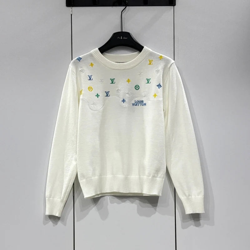 New Fashion Women's L Crew Knit Sweater DM1326091827