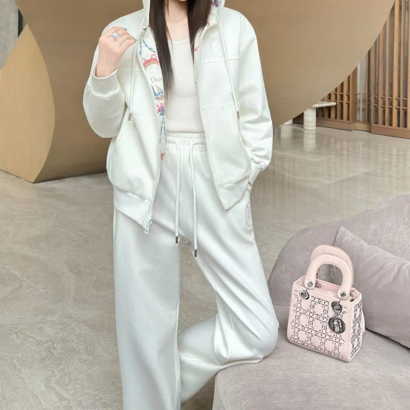 New Fashion Women's DIO 2 Pieces Reversible Tracksuit Set DM1326091810