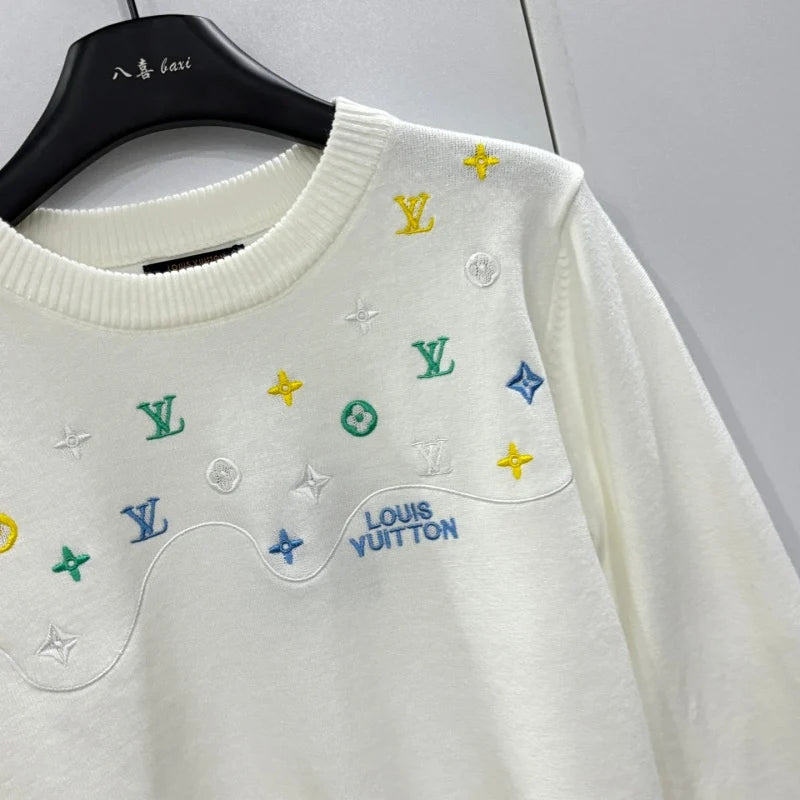 New Fashion Women's L Crew Knit Sweater DM1326091827