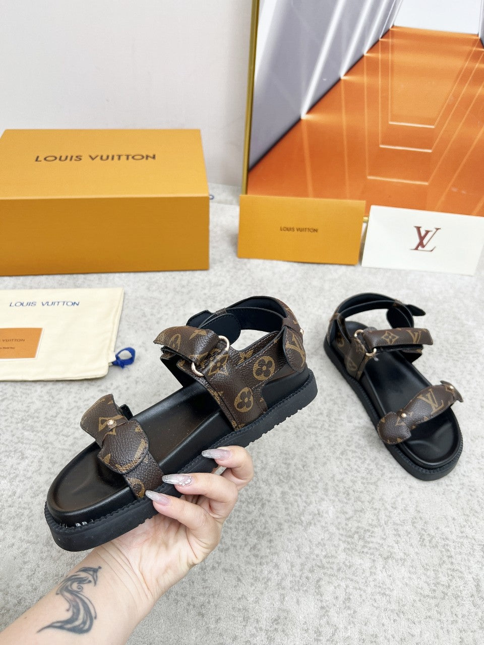 L25ss new printed sandals 0725072105