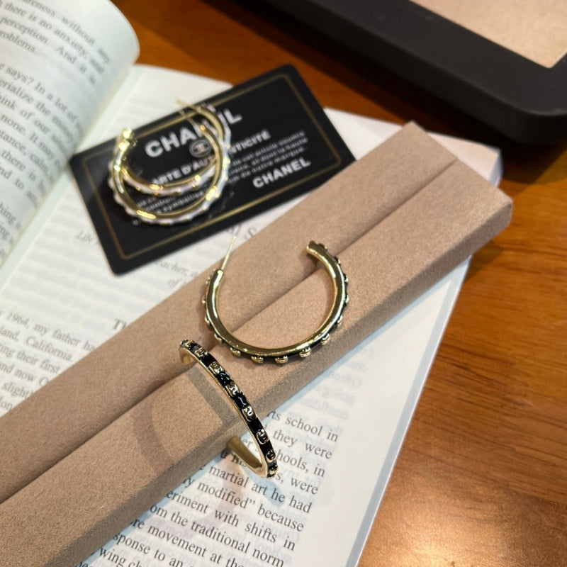 Women's Luxury CC Hoop Earrings XZ1326092808